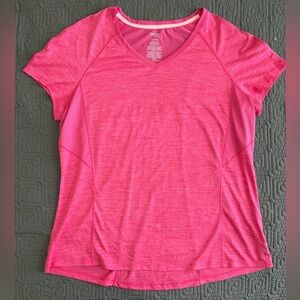 Danskin Now Vivid Pink Short Sleeve Tee - PLUS SIZE